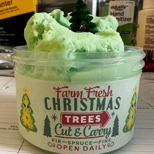 Green Christmas Tree Slime